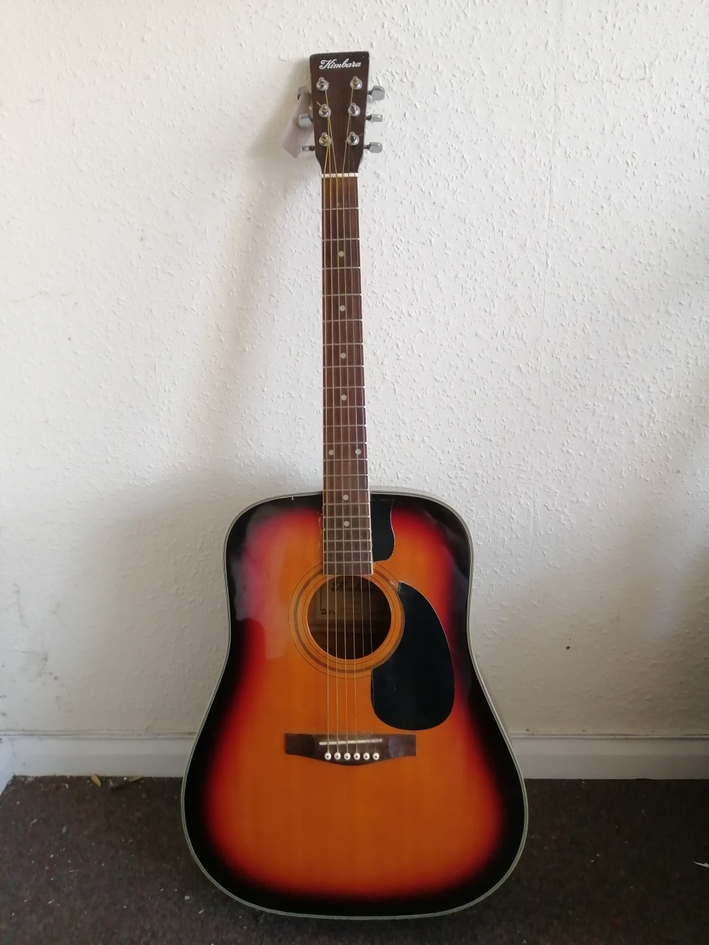 A Kimbara Electro acoustic guitar